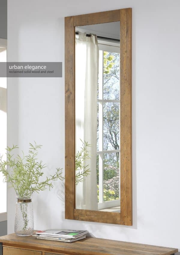 Urban Elegance - Reclaimed Extra Long Wall Mirror - 2