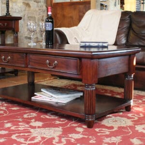 La Roque Coffee Table With Drawers - 3