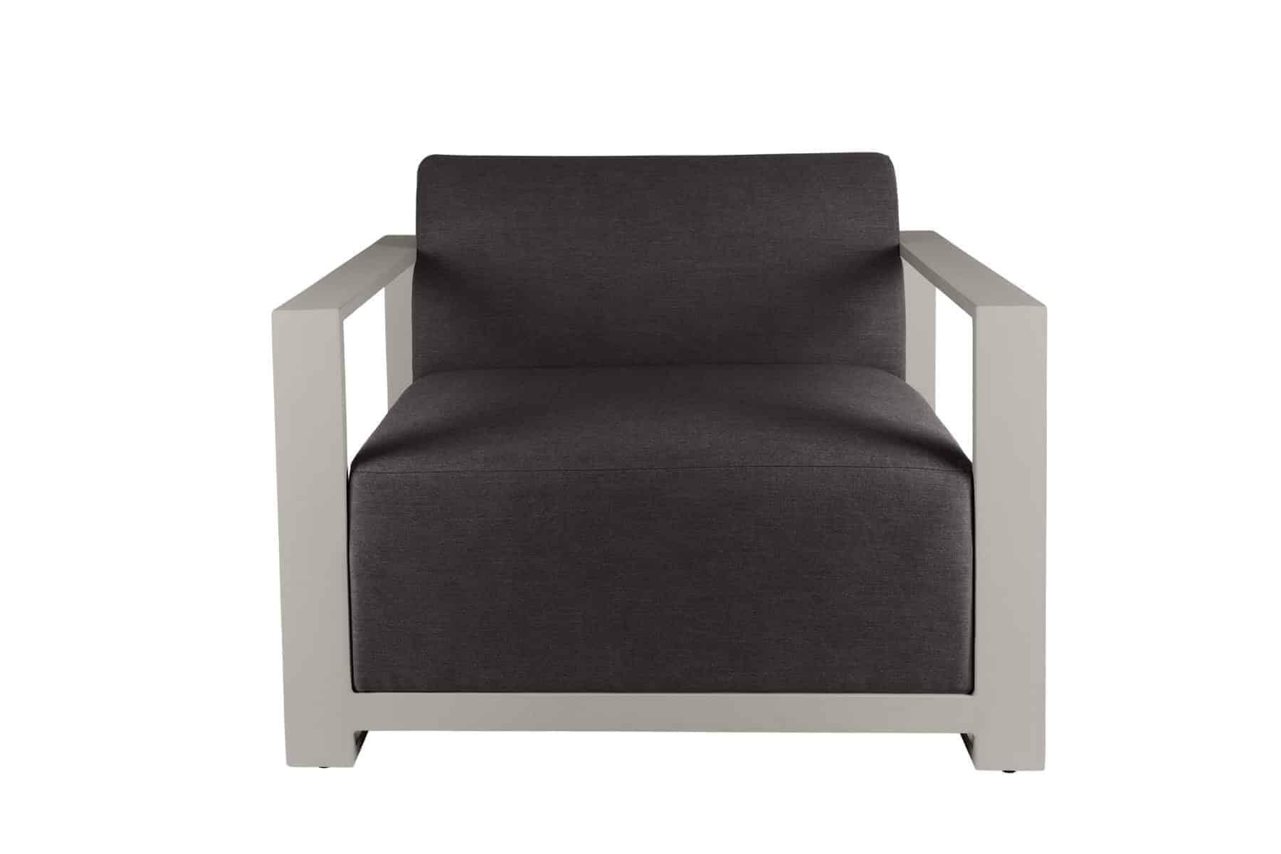 Del Mar Single Chair - Grey - 1