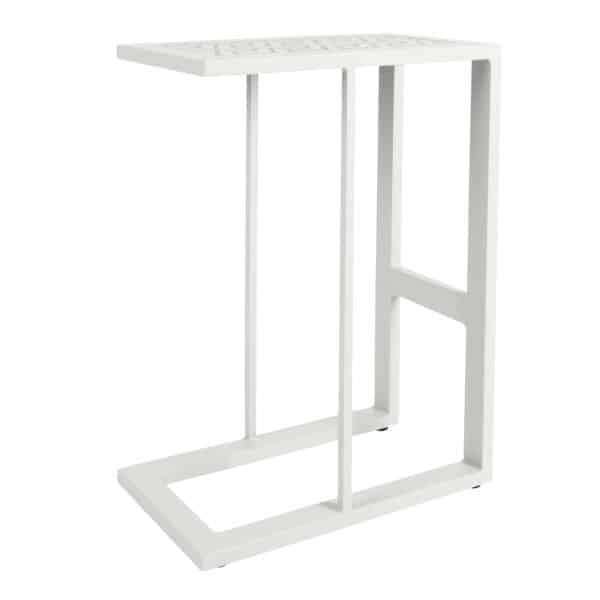 Del Mar Sofa Table - White Patterned 1